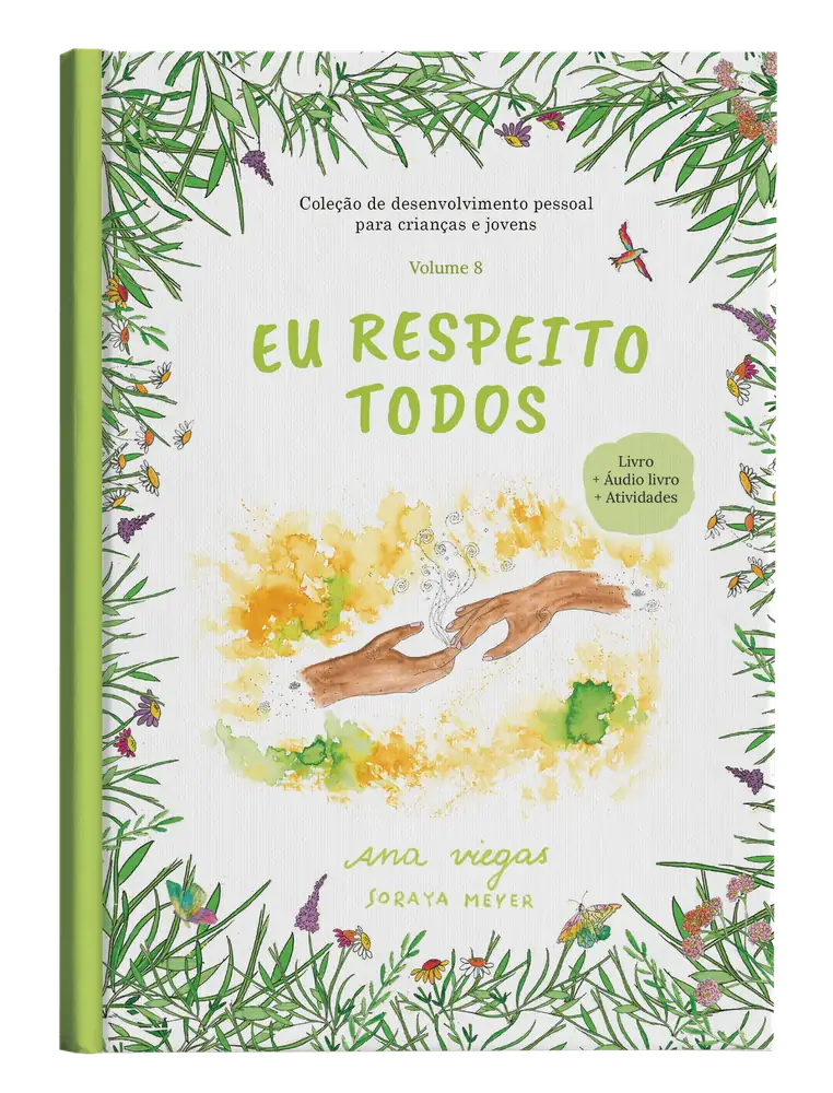 Livro | Eu respeito todos | Livro 8 | Coleção de desenvolvimento pessoal para crianças e jovens - calonodedo